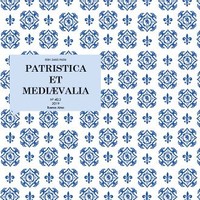 Patristica et Mediaevalia Revista
