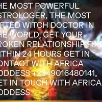 CHIEF GODDESS THE MOST GIFTED WITCH DOCTOR, THE MOST POWERFUL ...