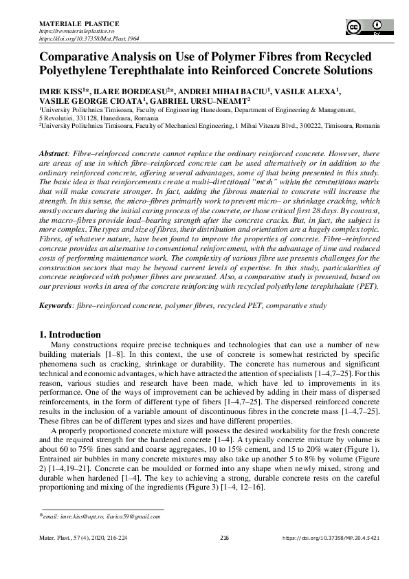 (PDF) Comparative Analysis on Use of Polymer Fibres from Recycled ...