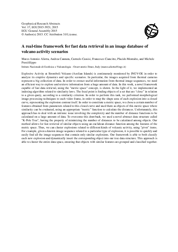 (PDF) A real-time framework for fast data retrieval in an image ...