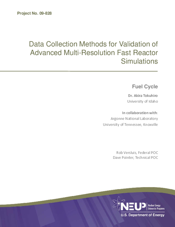 (PDF) Data Collection Methods for Validation of Advanced Multi ...