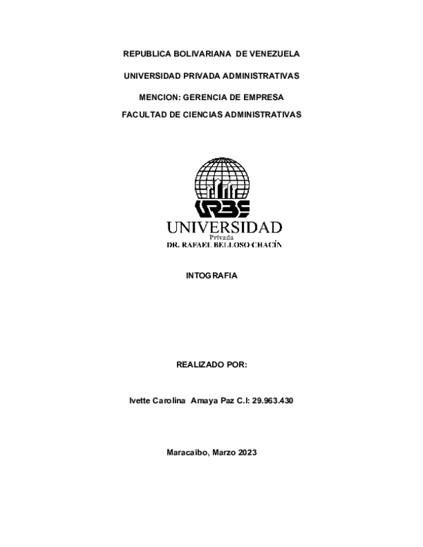 (DOC) REPUBLICA BOLIVARIANA DE VENEZUELA UNIVERSIDAD PRIVADA ...