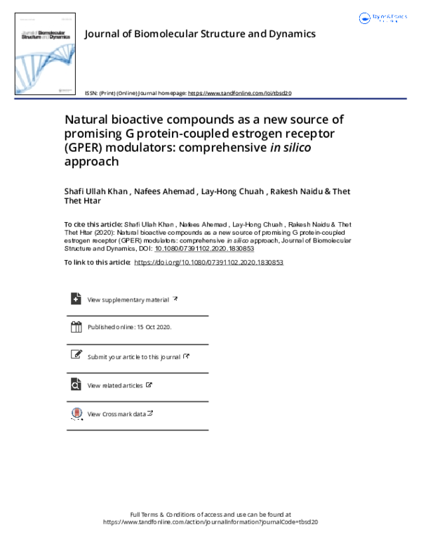 (PDF) Natural bioactive compounds as a new source of promising G ...