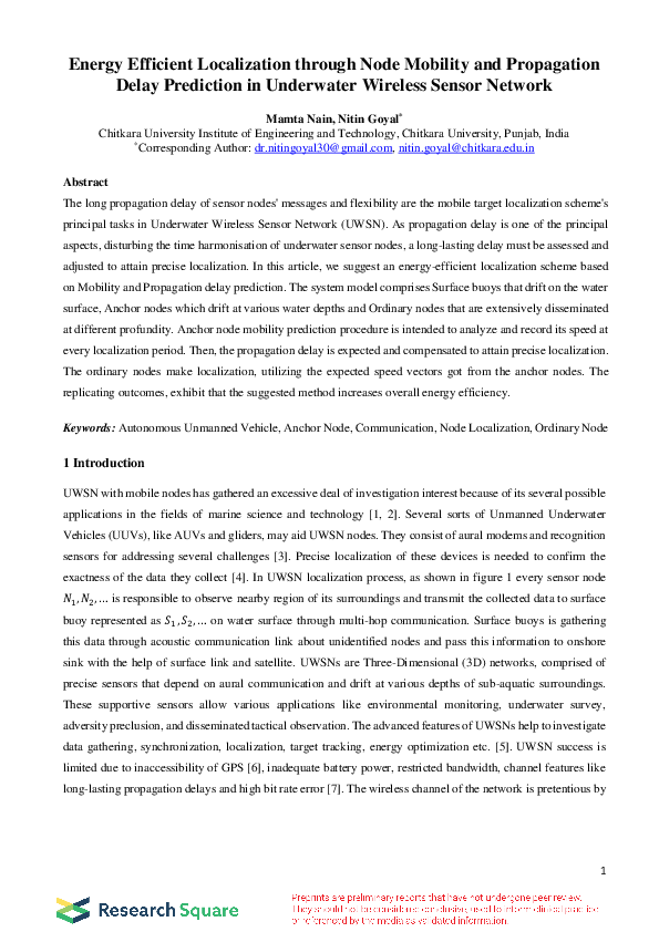 (PDF) Energy Efficient Localization Through Node Mobility and ...
