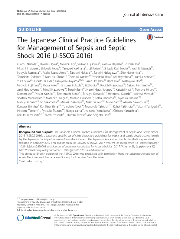 (PDF) The Japanese Clinical Practice Guidelines for Management of ...