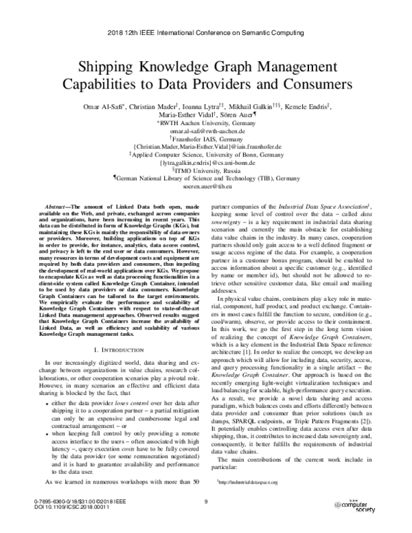 (PDF) Shipping Knowledge Graph Management Capabilities to Data ...