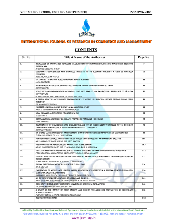 (PDF) An Overview and Implications of Basel I and Basel II