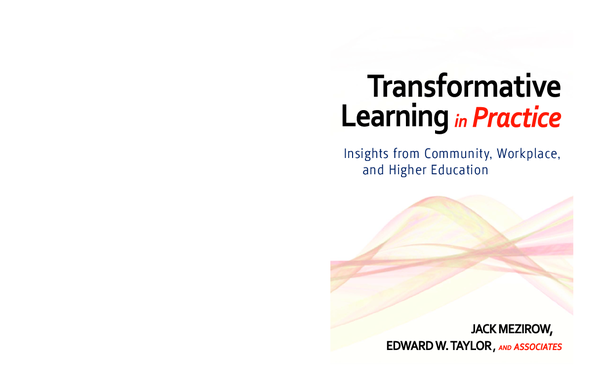 (PDF) Transformative learning in practice: Insights from community ...