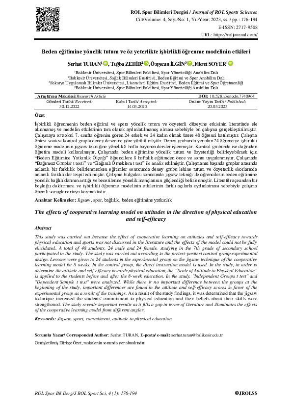 (PDF) The effects of cooperative learning model on attitudes in the ...