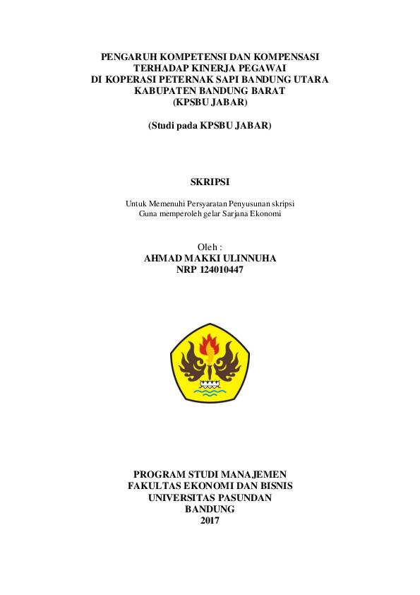 (PDF) PENGARUH KOMPETENSI DAN KOMPENSASI TERHADAP KINERJA PEGAWAI DI ...