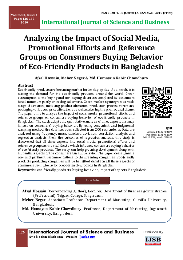 (PDF) Analyzing the Impact of Social Media, Promotional Efforts and ...