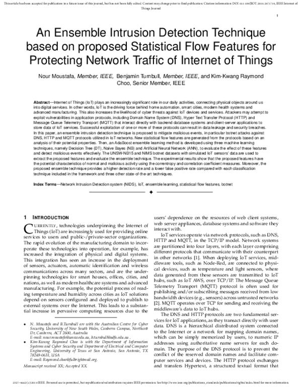 (PDF) An Ensemble Intrusion Detection Technique Based on Proposed ...