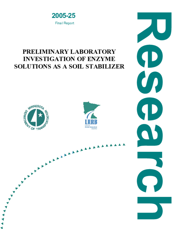 (PDF) Preliminary laboratory investigation of enzyme solutions as a ...