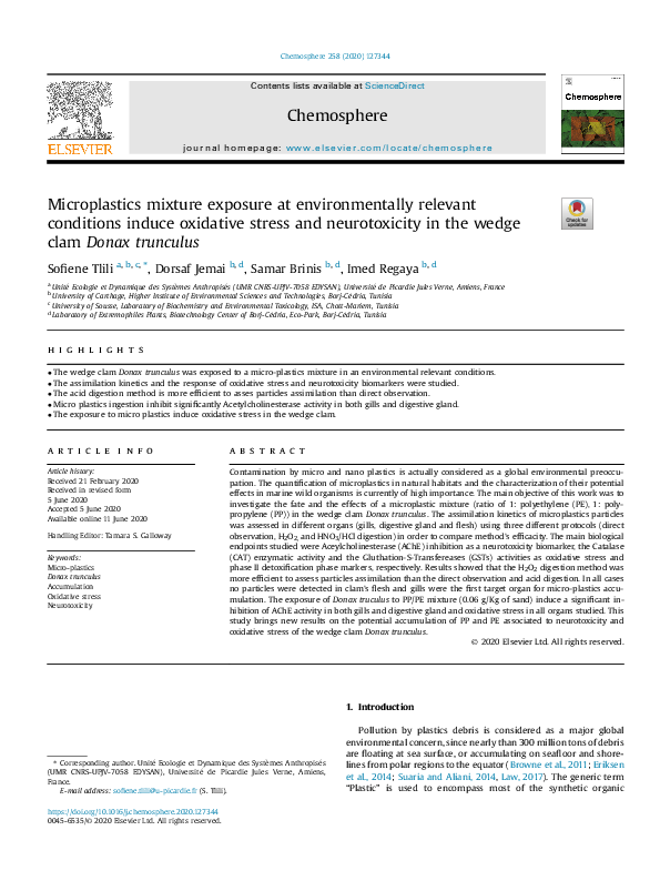 (PDF) Microplastics mixture exposure at environmentally relevant ...