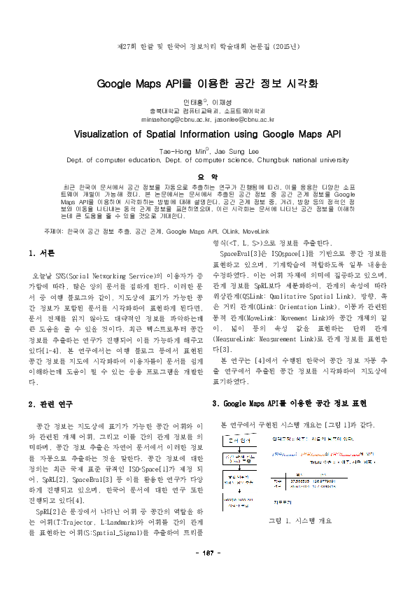 (PDF) Visualization of Spatial Information using Google Maps API