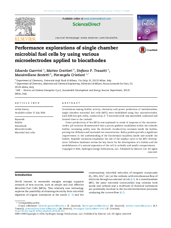 (PDF) Performance explorations of single chamber microbial fuel cells ...