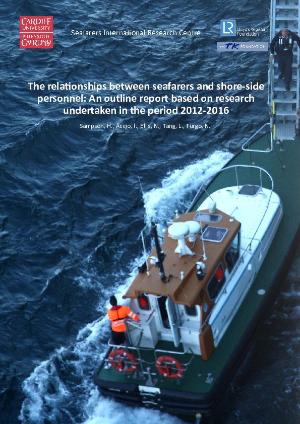 (PDF) The relationships between seafarers and shore-side personnel: an ...