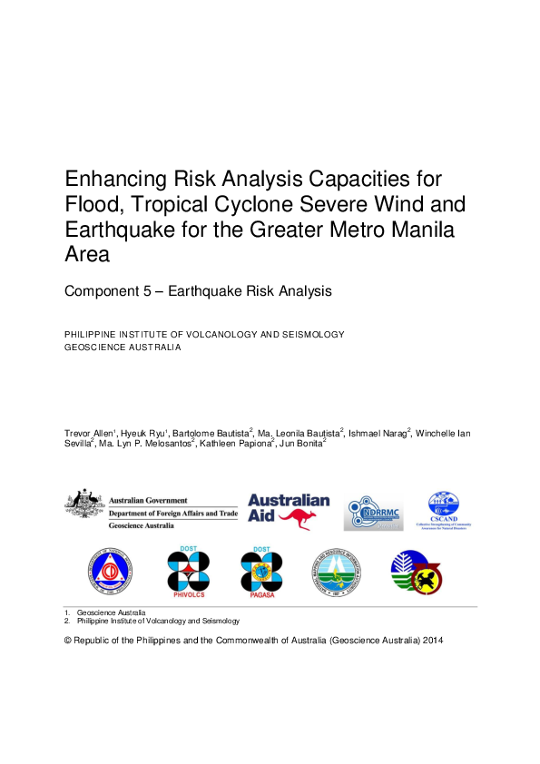 (PDF) Enhancing Risk Analysis Capacities for Flood, Tropical Cyclone ...