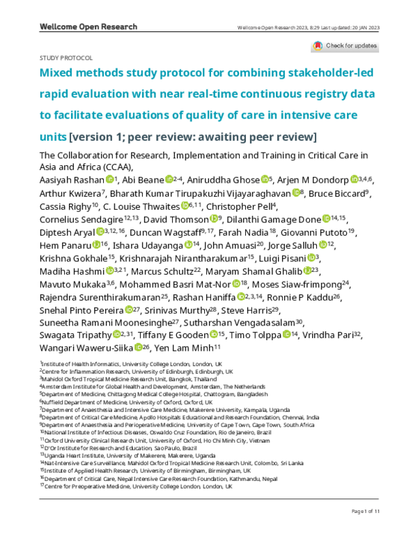 (PDF) Mixed methods study protocol for combining stakeholder-led rapid ...