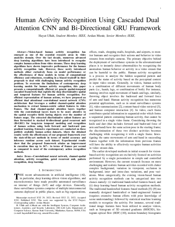 (PDF) Human Activity Recognition Using Cascaded Dual Attention CNN and ...