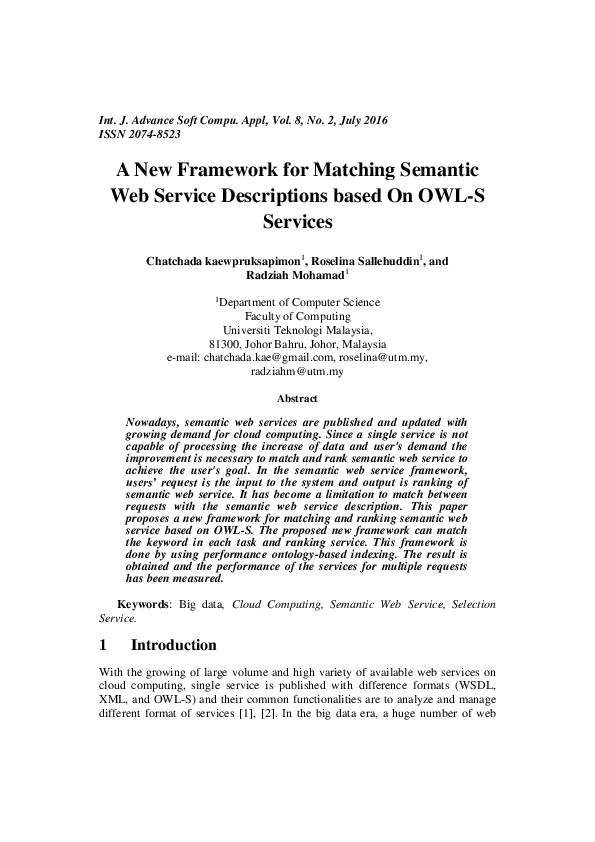 (PDF) A new framework for matching semantic web service descriptions ...