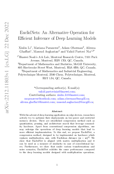 (PDF) EuclidNets: An Alternative Operation for Efficient Inference of ...
