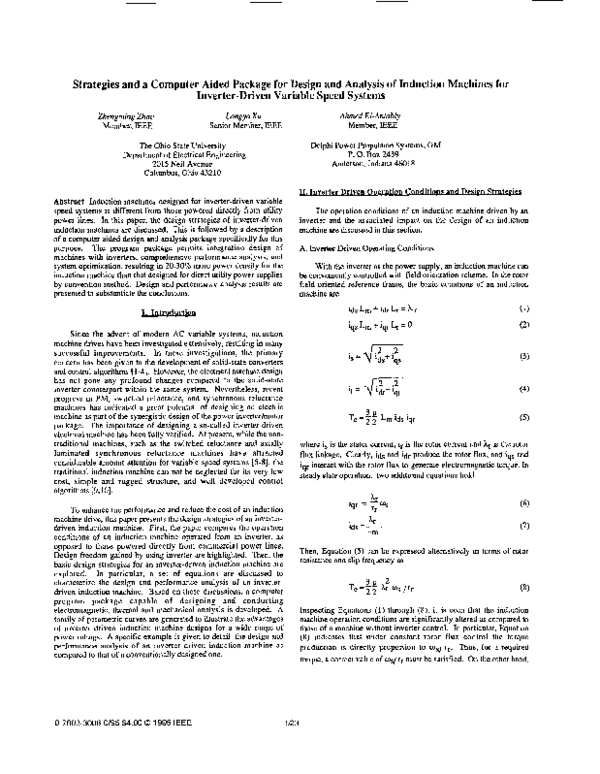 (PDF) Strategies and a computer aided package for design and analysis ...