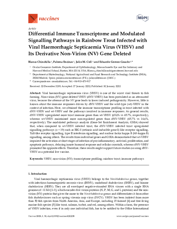 (PDF) Differential Immune Transcriptome and Modulated Signalling ...