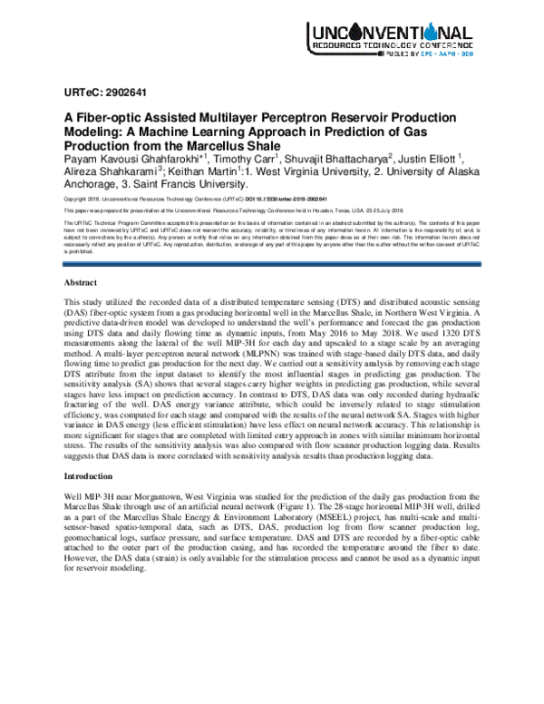 (PDF) A Fiber-optic Assisted Multilayer Perceptron Reservoir Production ...