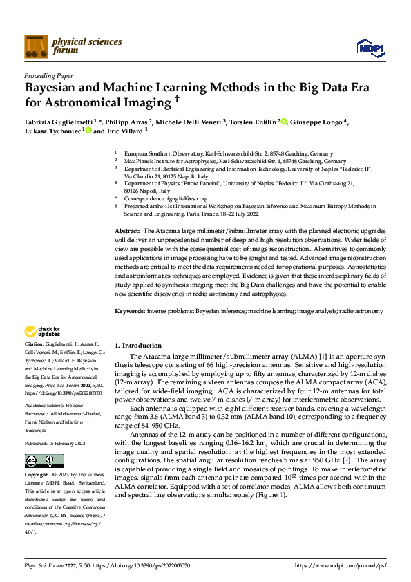 (PDF) Bayesian and Machine Learning Methods in the Big Data Era for ...