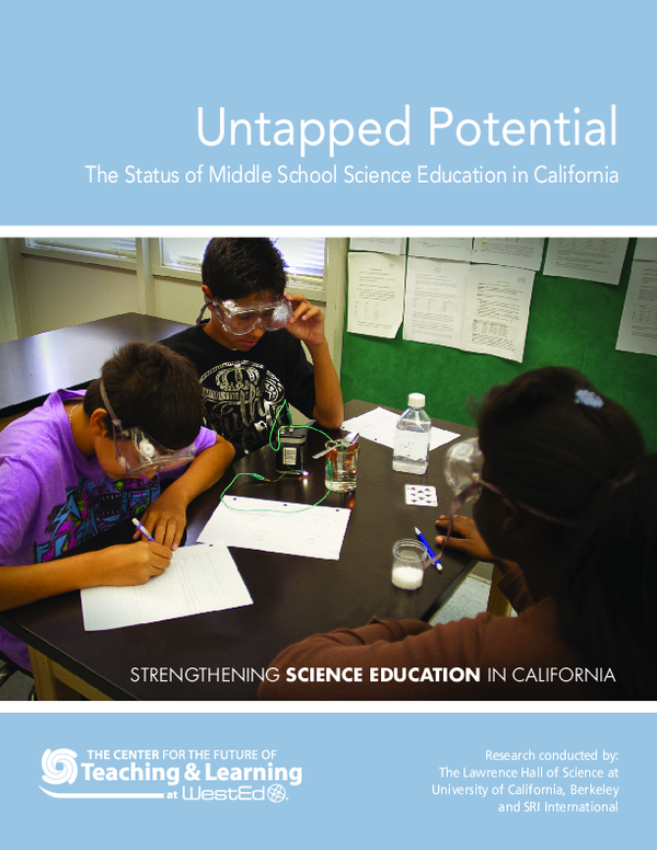 (PDF) Untapped Potential: The Status of Middle School Science Education ...