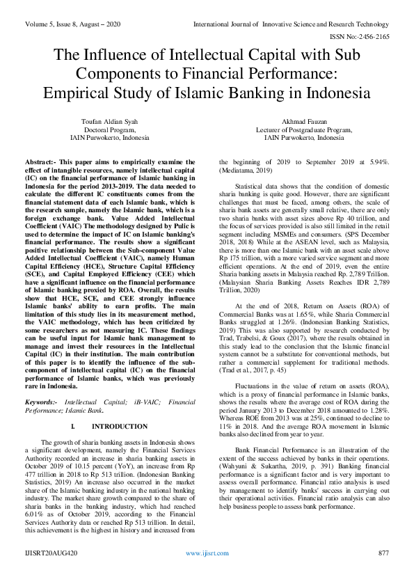 (PDF) The Influence of Intellectual Capital with Sub Components to ...