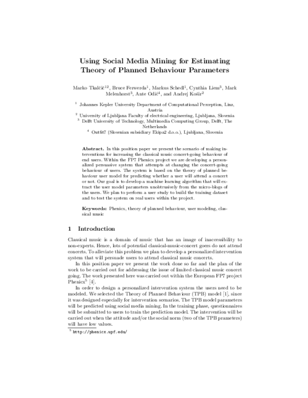 (PDF) Using social media mining for estimating theory of planned ...