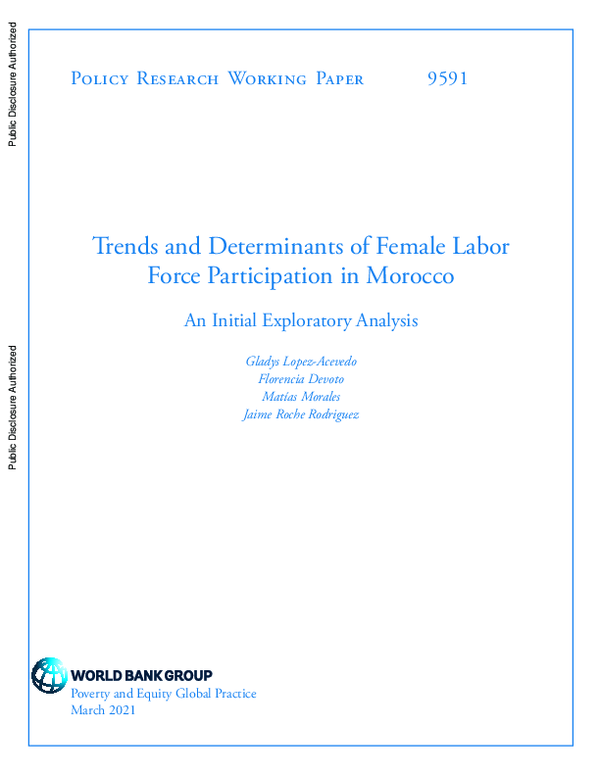 (PDF) Trends and Determinants of Female Labor Force Participation in ...