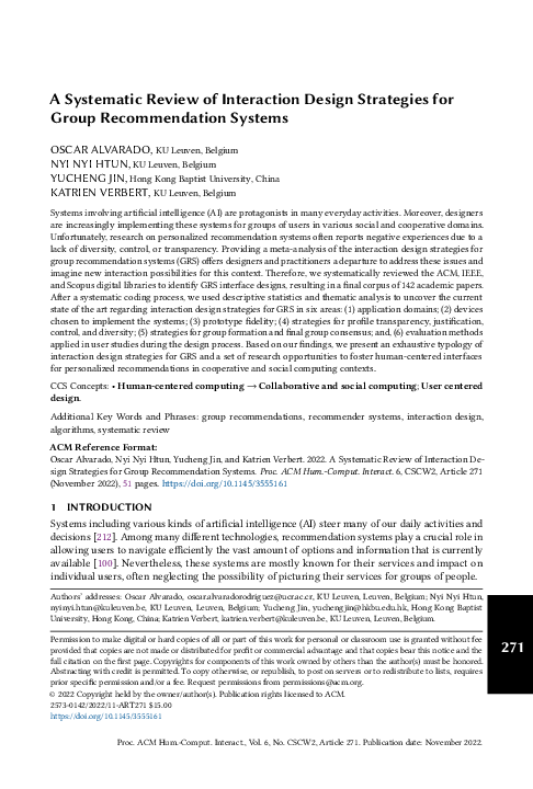 (PDF) A Systematic Review of Interaction Design Strategies for Group ...