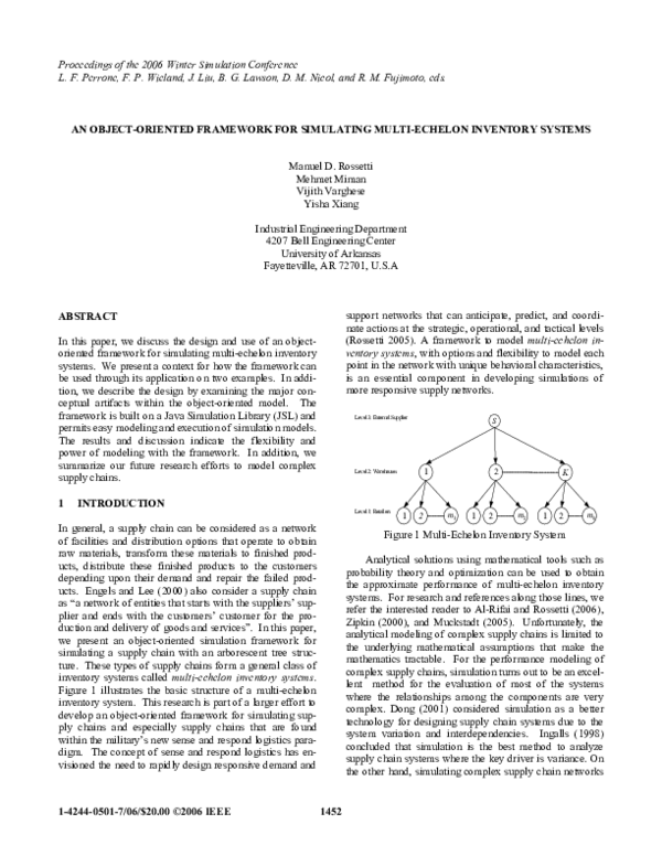 (PDF) Proceedings of the 2006 Winter Simulation Conference