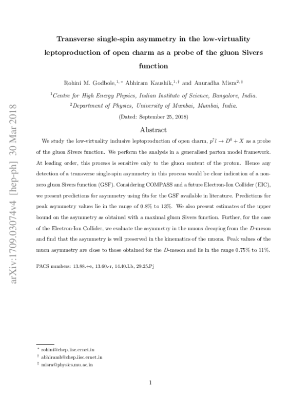 (PDF) Transverse single-spin asymmetry in the low-virtuality ...