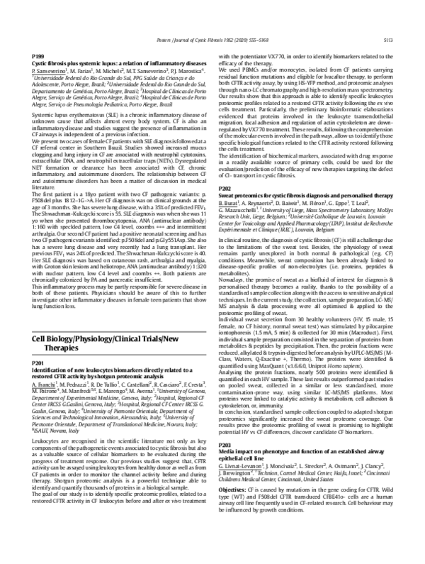 (PDF) P201 Identification of new leukocytes biomarkers directly related ...