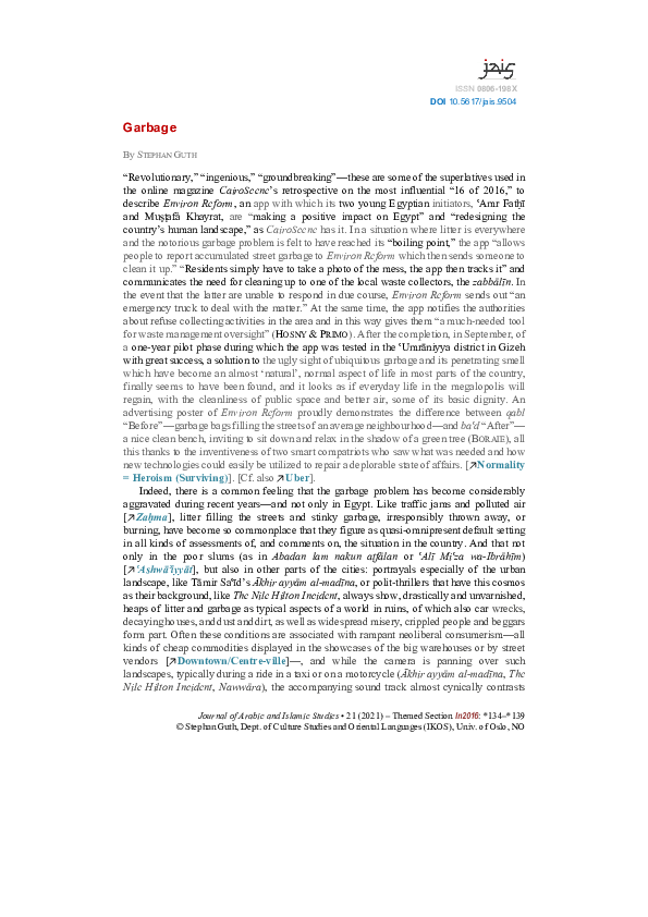 (PDF) Garbage