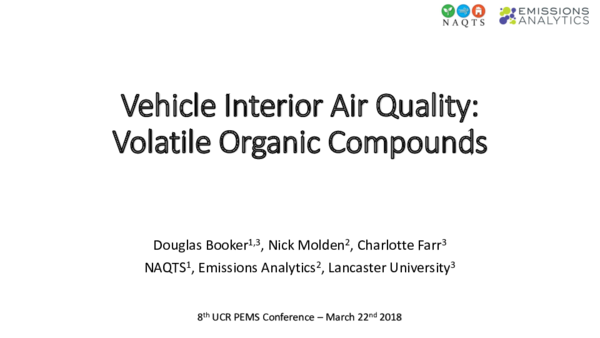 (PDF) Vehicle Interior Air Quality:Volatile Organic Compounds