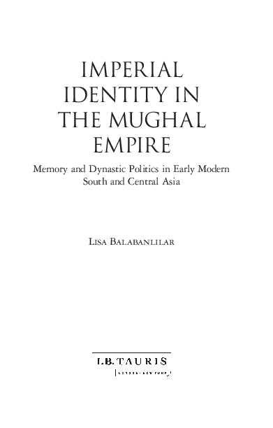 PDF) Imperial Identity in the Mughal Empire