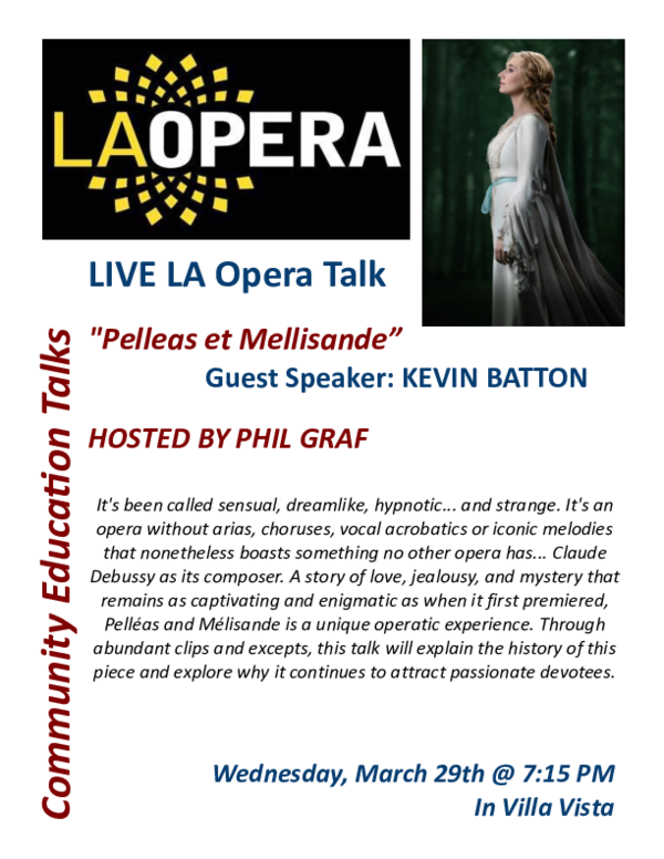 (PDF) LA Opera Connects: Pelléas et Mélisande