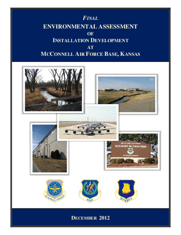 (PDF) Environmental Assessment of Installation Development at McConnell ...