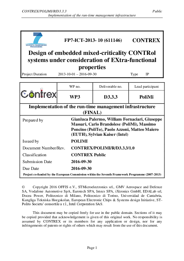 (PDF) CONTREX Deliverable