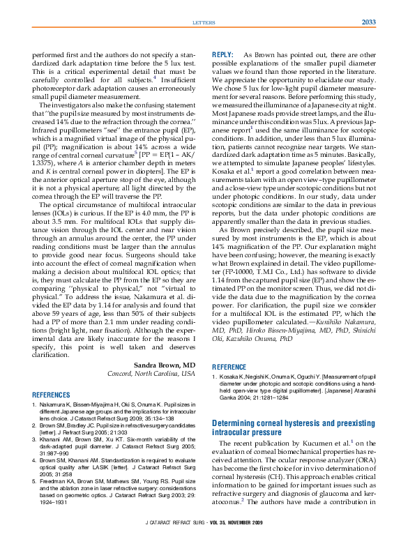 (PDF) Determining corneal hysteresis and preexisting intraocular pressure