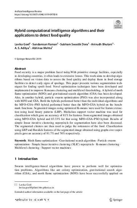 (PDF) Hybrid computational intelligence algorithms and their ...