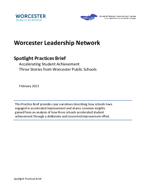 (PDF) Spotlight Practices Brief