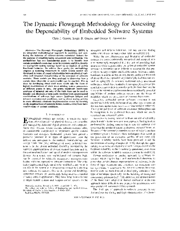 (PDF) The dynamic flowgraph methodology for assessing the dependability ...