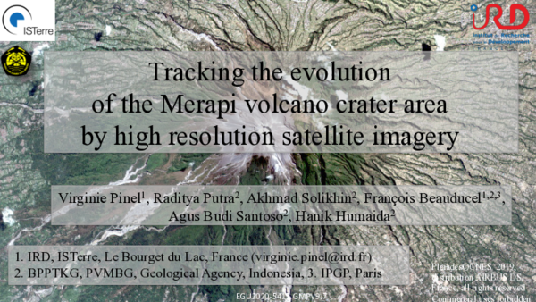 (PDF) Tracking the evolution of the Merapi volcano crater area by high ...