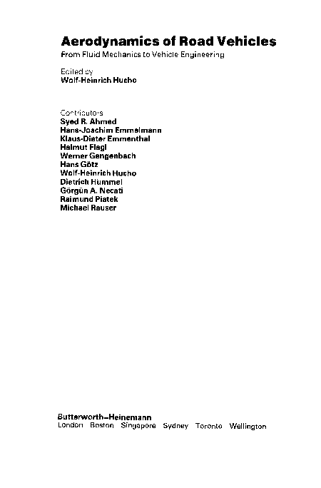 BMAX -JP-B2S（ミニPC） PDF) Wolf Heinrich Hucho - Aerodynamics of Road Vehicles